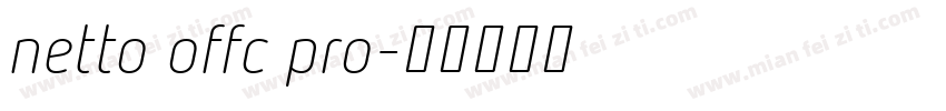netto offc pro字体转换